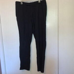 Men's Hugo Boss Rossellini Black Virgin Wool Dress Pants